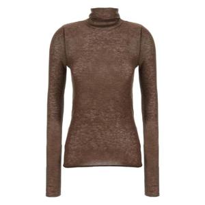 핀코   니트 FW25 105821 A2PM MOSS L73 5914728 Brown