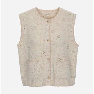 [써스데이아일랜드][여성]크로셰 라운드넥 베스트 T256MVT321W