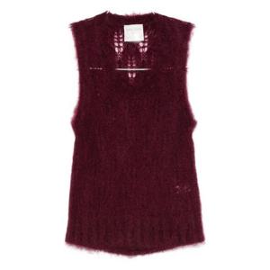 포르테포르테   니트 FW25 14444 MY KNIT F48M 4015 6309416 Bordeaux