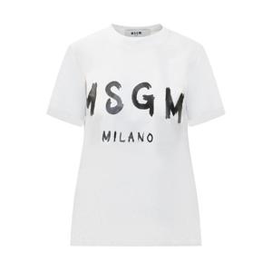 엠에스지엠   티셔츠 FW25 2000MDM510200002 01 5829034 OPTICAL WHITE