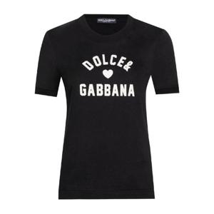 돌체앤가바나   반팔 티셔츠 FW25 F8N08ZGDDBFN0000 6206396 Black
