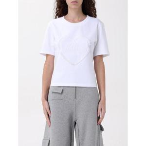 가니  하트 로고 패치 반팔 티셔츠 SS25 T4150 151 5650086 White