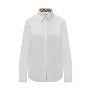 버버리   긴팔 셔츠 FW25 8111217 A1464 5982905 WHITE