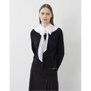 [올리비아로렌]레이어드 니트 금장 가디건____VORBL3WA171