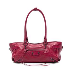 발렌시아가 여성 레드 바게트 숄더백 845704 2ABEK5729