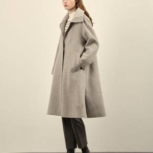 올리비아로렌 H 니트배색 라이너롱코트 VOCEA4WA321