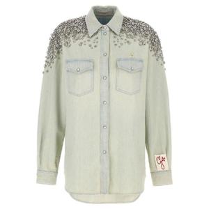 골든구스   긴팔 셔츠 FW25 GWP00589P0006275010050100 2699730 Light Blue