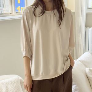 나야홍 / 아이우먼 작은주름소매7부블라우스 SMV262M509 빅사이