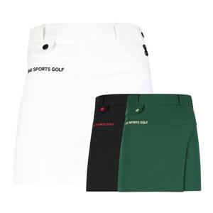 럭스골프 여성 버클 포인트 랩 스커트형 반바지 BMU25A266W