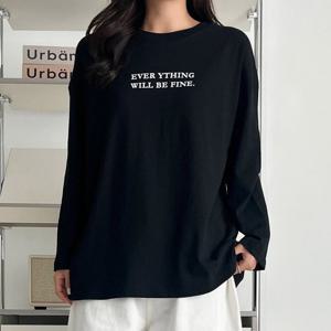 나야홍 / 아이우먼 비파인롱슬리브티셔츠 NSV242M509 빅사이즈