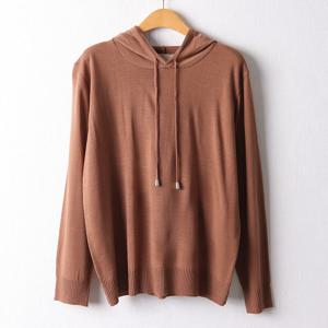 나야홍 / 아이우먼 베이직슬림후드티셔츠 RMF140M509 빅사이즈