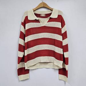 나야홍 / 아이우먼 베이직오픈카라줄지니트 RMS831M509 빅사이