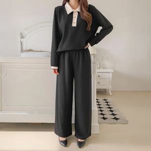 나야홍 / 아이우먼 이지핏배색루즈투피스 BST036M509 빅사이즈