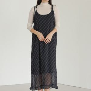 나야홍 / 아이우먼 리본끈매듭밑프릴원피스 LYV286M509 빅사이