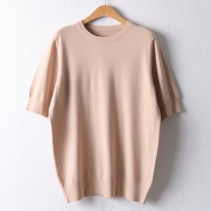 나야홍 / 아이우먼 심플라운드니트반팔티 API280M509 빅사이즈