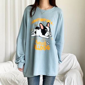 나야홍 / 아이우먼 프렌치가오리핏맨투맨 LIV275M509 빅사이즈