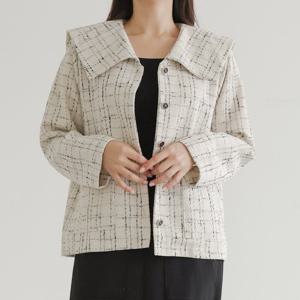 나야홍 / 아이우먼 포인트버튼빅카라자켓 LYV230M509 빅사이즈