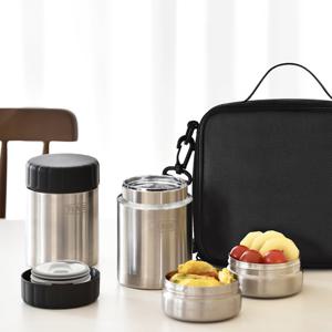 텀스 스텐 보온도시락 세트 4P/수능도시락/직장인도시락통