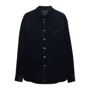 25 FW 프라다 코듀로이 패치 포켓 셔츠 SC813MSOOO172S TP442927351