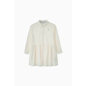 [타미힐피거칠드런2] 코듀로이 셔츠 원피스 T42F7RDR220GT1 3T 10세