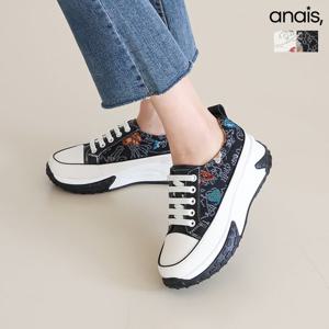 [아나이스] 소가죽 자카드 스니커즈 5cm_25F095 [무료배송]