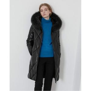 [올리비아로렌]레더 구스 다운패딩____VOBJNYWA351