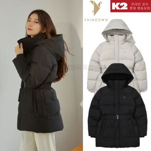 K2 겨울 여성 씬에어 하프 수지 패딩/구스/거위털/자켓/다운/KWW24564YD