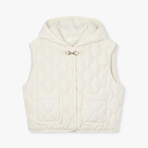 [지컷]토글 버튼 후디드 다운 베스트[7255417101]