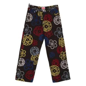 KENZO FUTURA 스트레이트 팬츠 FF65PA383 9G291 Brown