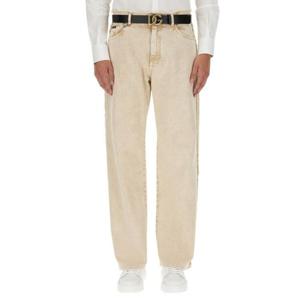 돌체앤가바나 스트레이트 팬츠 GWVNXD G8JE1S9001 WHITE