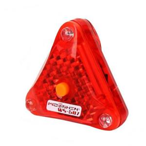LED 삼각 경량 자전거후미등(WS-507) 후방 라이트 전조등 점멸 안전