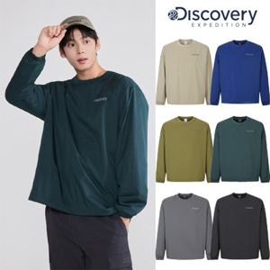 디스커버리 남성 우븐 메쉬기모 긴팔티셔츠 (DMRL3A054)