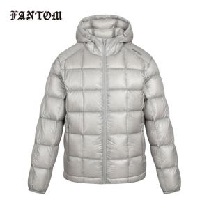 [팬텀] 남성 퀼팅 후드 초경량 구스 다운 점퍼 211E3JP302_SV