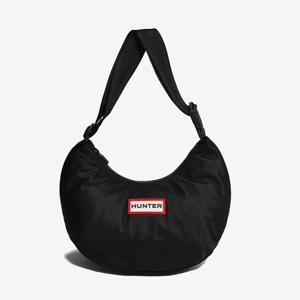 헌터 [UNISEX] 오리지날 나일론 미디 호보백 - 블랙 UBS3601KBMBLK