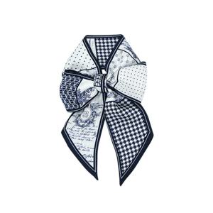 루이까또즈 마리주이방도 실크 스카프 네이비 2ESB959NA