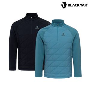 블랙야크 남성 프리마로프트 집업 긴팔티 겨울 등산티셔츠 1BYZTWU007