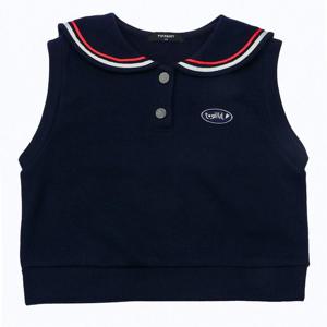 [티파니(정상)]NY 골지 배색 베스트 T54KBV030