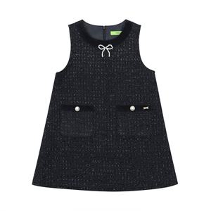 [티파니(정상)]BK 진주리본장식 JP/SK(T45KAO010)