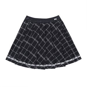 [티파니(정상)]BK 체크 주름 SK(T45KAS020)