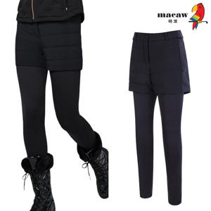 [마코] (여성)구스다운 패딩반바지 레이어드 레깅스_MMW4LP65