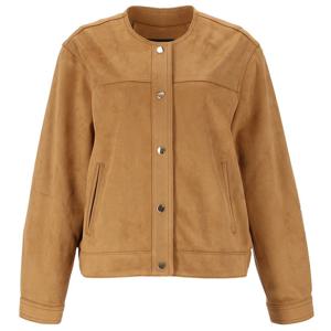 [에이비에프지]골드 단추 포인트 스웨이드 점퍼 APZ5FFL21G