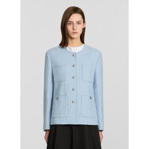 [쉬즈미스]라운드넥 트위드 자켓_SWWJKP11090_YS