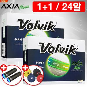 볼빅 AXIA 엑시아 네온 360 듀얼코어 골프공(2더즌24알)