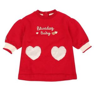 HP블루독베이비25년FW RD)로고하트드레스 45C7067402