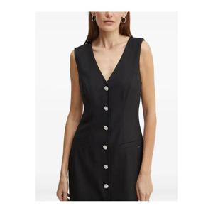 25 FW 게스 버튼 V넥 미니 드레스 W4BK11WGIF2 TP443981225