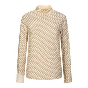 [벤제프][벤제프골프] 여성 전판프린트 하이넥티 BQ4MWTL602CM