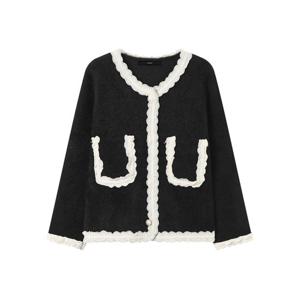 [르샵]레이스 프릴 포켓 니트 가디건 (DP4CK020A)