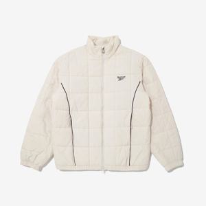 [리복]스퀘어 퀼팅 패딩 자켓 - 아이보리 REJU5FP35I1