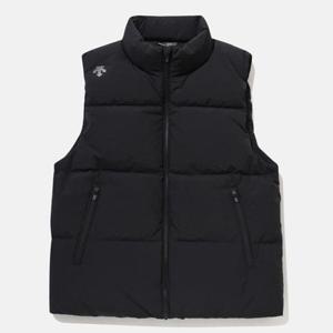[데상트]데상트 에센셜 푸퍼 덕다운 패딩 베스트 SP323UDV91BLK0