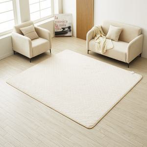 눕자 카본 탄소매트 전기요장판 소프트극세사 베이지 슈퍼킹 230X200